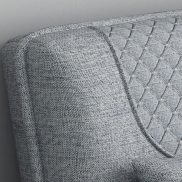 Armless Chaise Lounge Couch Engranajes ajustables Chaise con mezcla de poliéster