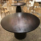 Contemporary Style Dining Table Solid Wood Round Dinner Table for Home Kitchen