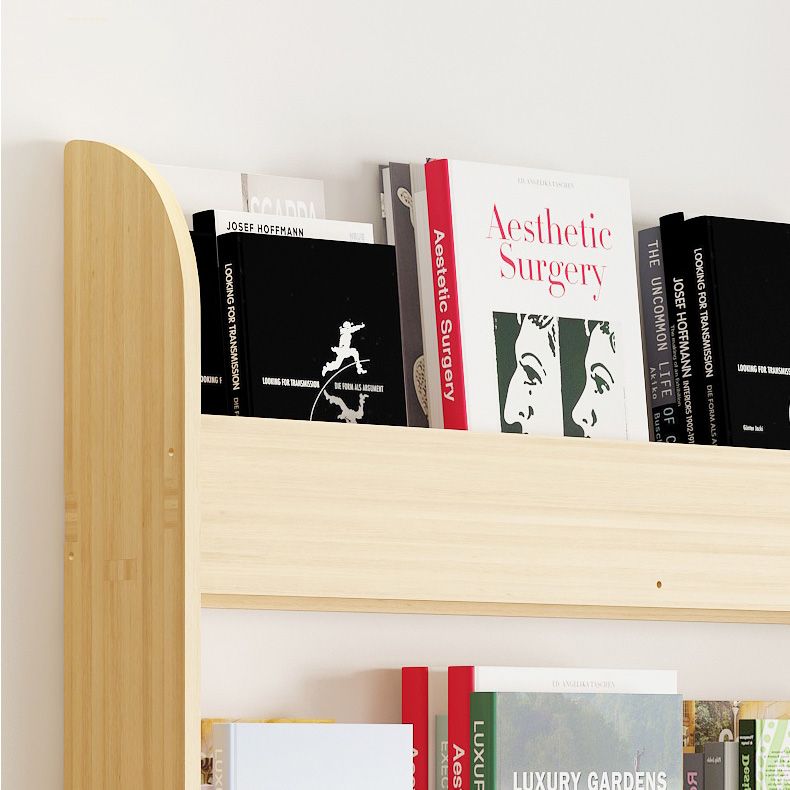 Contemporary Style Bookshelf Solid Wood Wall Mounted Bookcase for Home Office Clearhalo 'Bookcases' 'furn' 'furn_bookcases' 'Furniture' 'furniture_bookcases' 'kitchen' 'kitchen_bookcases' 'Living Room Furniture' 'Office Furniture' 1200x1200_afa7e6dd-8844-4254-aee6-8ef6a27f6519