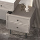 2/4-Drawers Solid Wood Dressing Table Stone Top Bedroom Make-up Vanity