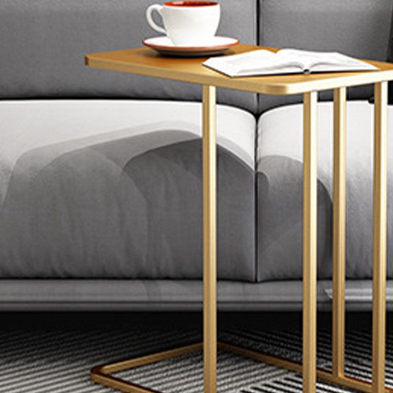 Medieval Modern Style Rectangular Metal Table Frame Side Table
