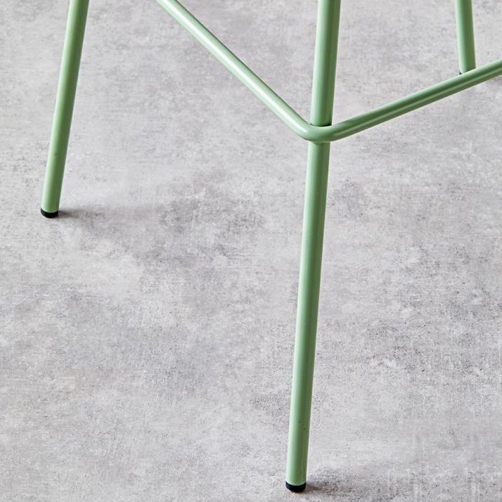 Industrial Metal Stool Metal Low Back Counter Stool in Matte Finish for Kitchen Clearhalo 'Bar Furniture' 'Bar Stools' 'bar_stools' 'furn' 'furn_bar_stools' 'Furniture' 'Kitchen & Dining Furniture' 1200x1200_afab74b0-cc71-4d07-952b-c087cf581daf