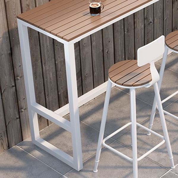 Set di barre industriali 1/2/5 pezzi tavolo da banco in legno con sgabello di metallo