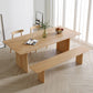 Modern Pine Wood Indoor Table for Restaurant Rectangle Dining Table with Double Pedestal Clearhalo 'Dining Tables & Seating' 'Dining Tables' 'dining_table' 'furn' 'furn_dining_table' 'Furniture' 'furniture_dining_table' 'Kitchen & Dining Furniture' 1200x1200_afacb57e-d270-4251-bb42-d99aad5f2fcc
