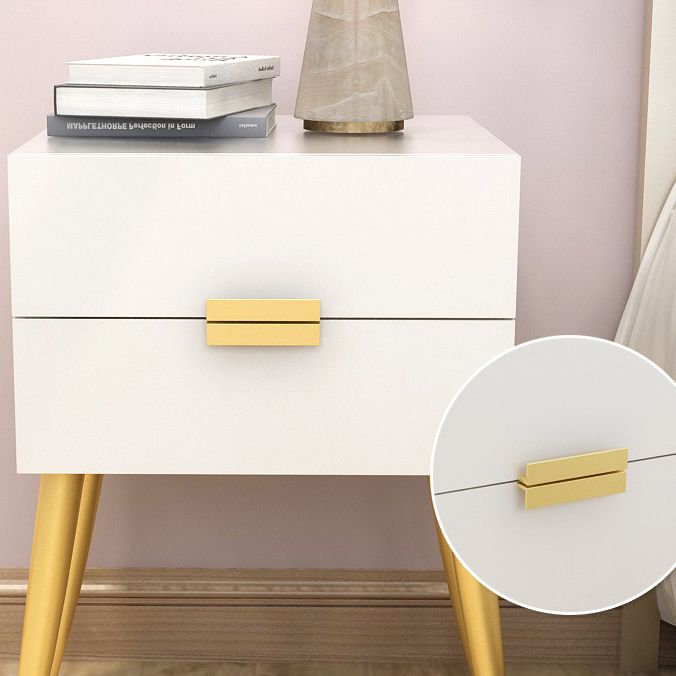 Tavolo da notte notturno in legno e metallo moderno comodino minimalista con gambe