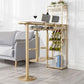 Glam Stone Bar Tafel Set 1/3 stukken tegen tafel met metalen krukken