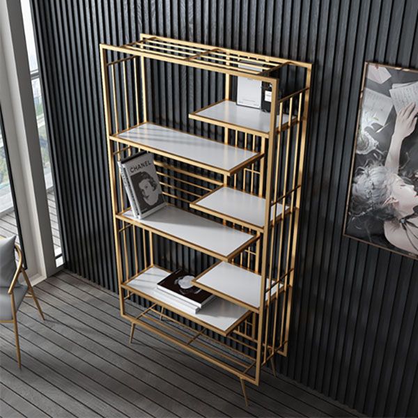 Estantería abierta estantería moderna de metal para comedor 70.9 "h x 11.8" W