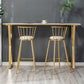 Glam 1/2/3 Pieces Sintered Stone Bar Table Set Rectangular Counter Set for Home Use Clearhalo 'Bar Furniture' 'furn' 'furn_home_bar_bar_sets' 'Furniture' 'Home Bars & Bar Sets' 'home_bar_bar_sets' 'Kitchen & Dining Furniture' 1200x1200_afb31010-061d-408c-858b-b922f89d2308