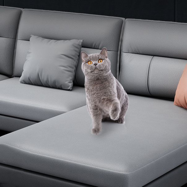 Scandinavo a forma di L sezionale con quadrato e deposito per soggiorno