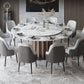 Round Pedestal Dining Table Traditional Luxury Furniture with Turntable Clearhalo 'Dining Tables & Seating' 'Dining Tables' 'dining_table' 'furn' 'furn_dining_table' 'Furniture' 'Kitchen & Dining Furniture' 1200x1200_afb51b7f-5f88-489a-af23-21be18cb10dc
