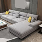 Modern Reversible Chaise Sectionals with Pillows Flared Arm Sectionals for Living Room Clearhalo 'Furniture' 'furniture_sectionals' 'kitchen' 'kitchen_sectionals' 'Living Room Furniture' 'Sectionals' 1200x1200_afb64f8a-3a62-4c83-a708-b40985c93e0d