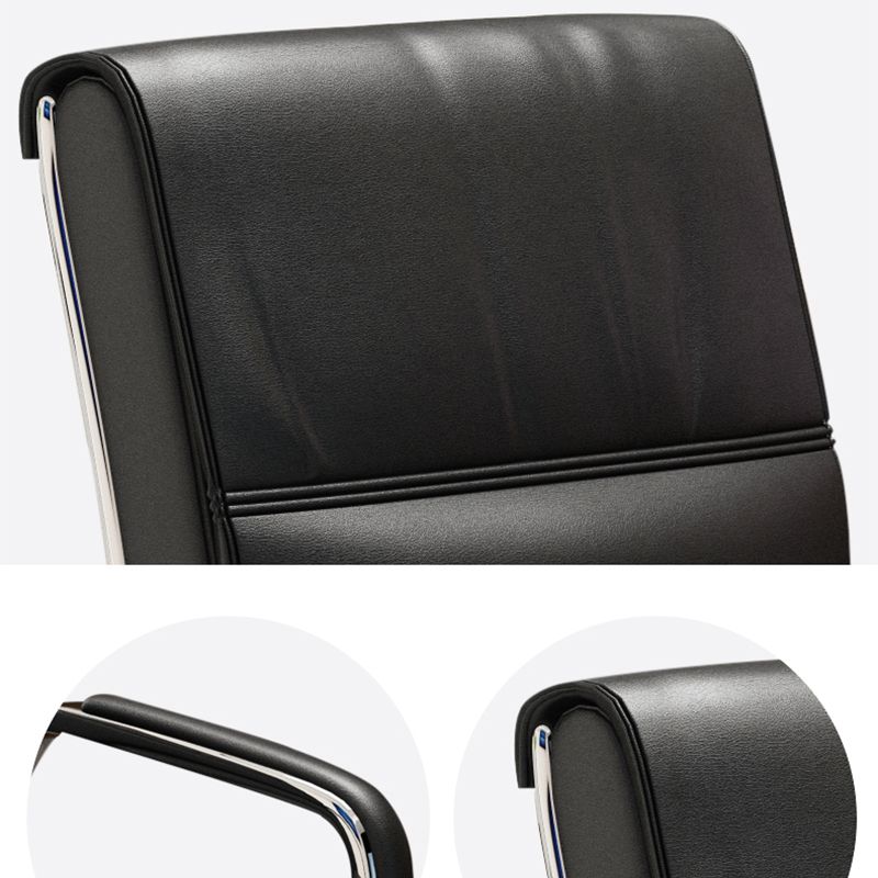 Chaise de back-office de milieu / haut moderne chaise de tâche de base en métal pour le bureau