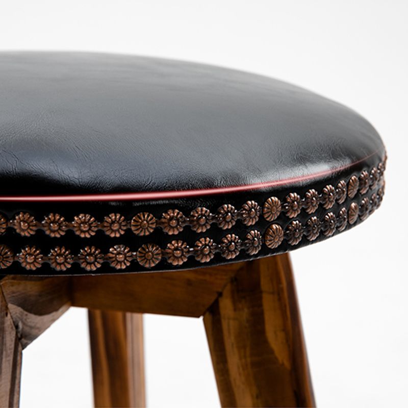 Sgabelli rotondi da bar rotondo per bancone in legno industriale per bristol