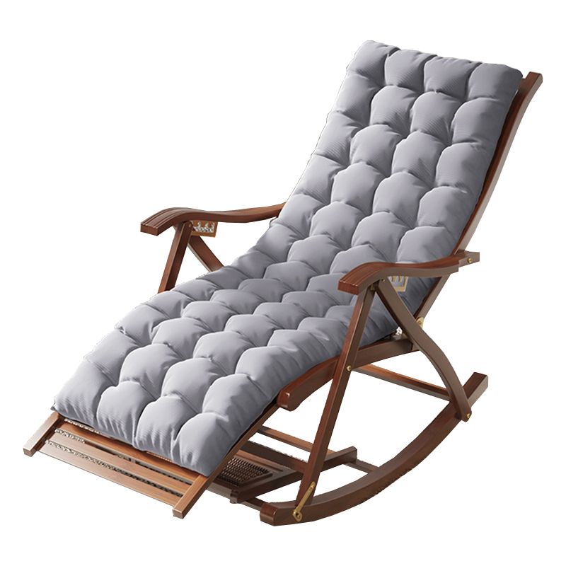 Chaise de chaise de chaise de coussin de style moderne avec chaise à bascule de bambou avec cadre en bambou