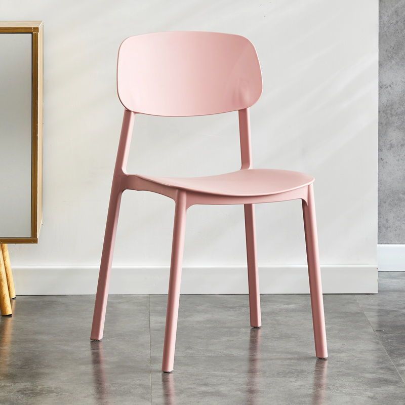 Kitchen Home Stacking Side Chair Open Back Dining Side Chair Clearhalo 'Dining Chairs' 'Dining Tables & Seating' 'dining_chair' 'furn' 'furn_dining_chair' 'Furniture' 'Kitchen & Dining Furniture' 1200x1200_afbba308-60f0-4113-870f-d8a1723911aa