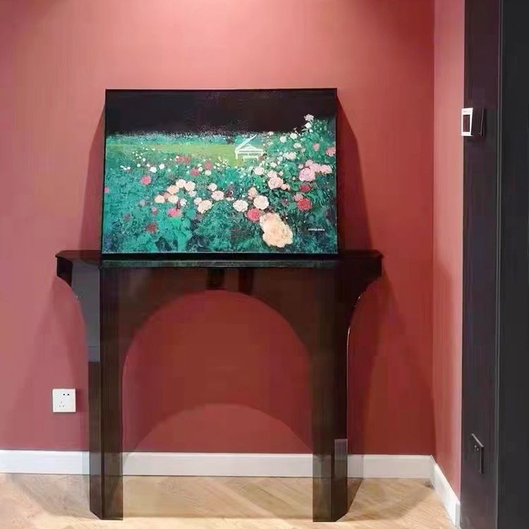 33,46 "tavolo da console moderno alto tavolo per accento acrilico per Hall