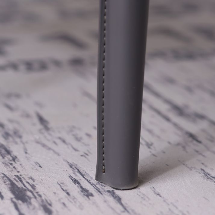 Home Leather Armless Dining Chairs Upholstered Side Chairs with Metal Legs Clearhalo ' kitchen&dining_furn' 'Dining Chairs' 'Dining Tables & Seating' 'dining_chair' 'furn' 'furn_dining_chair' 'Furniture' 'furniture_dining_chair' 'Kitchen & Dining Furniture' 'kitchen' 1200x1200_afbf1cdd-9ea1-4384-b67b-b0a085ac8e07