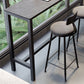 Industrial Bar-height Table Stone Top Pub Table with Black Base Clearhalo 'Bar Furniture' 'Bar Tables' 'bar_tables' 'furn' 'furn_bar_tables' 'Furniture' 'Kitchen & Dining Furniture' 1200x1200_afc0de55-e0bf-47c8-963a-e4c69a716951