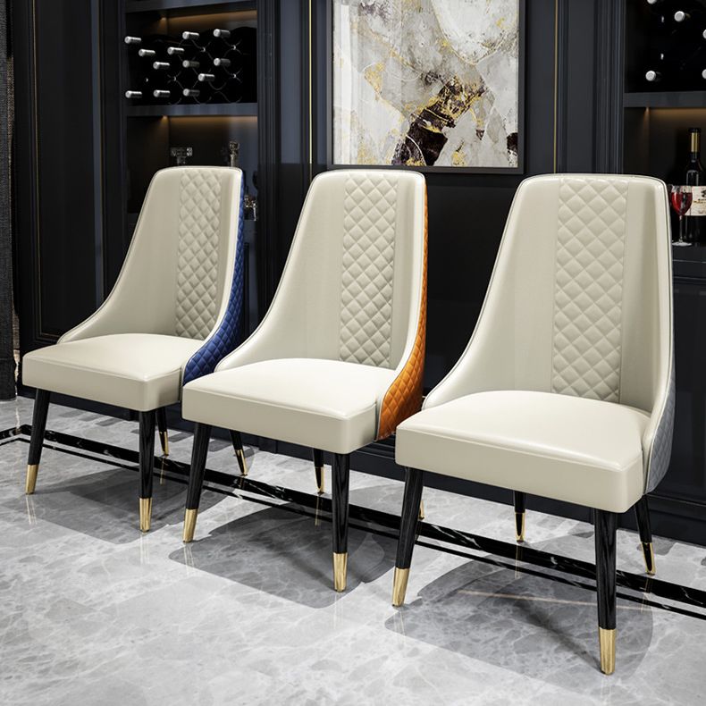 Contemporary Style Dining Chair Wooden Dining Armless Side Chair for Kitchen (Set of 2) Clearhalo ' kitchen&dining_furn' 'Dining Chairs' 'Dining Tables & Seating' 'dining_chair' 'furn' 'furn_dining_chair' 'Furniture' 'furniture_dining_chair' 'Kitchen & Dining Furniture' 'kitchen' 1200x1200_afc31b26-08b4-46df-a591-81224e57d9c5