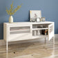 Modern Style Metal TV Stand Enclosed Storage TV Console,46.46"L x 15.74"W x 23.62"H Clearhalo 'furn' 'furn_tv_stands_entertainment_centers' 'Furniture' 'Living Room Furniture' 'TV Stands & Entertainment Centers' 'TV Stands & Media Storage Furniture' 'tv_stands_entertainment_centers' 1200x1200_afc8ca76-a666-4edc-8a34-6a916b6f2677