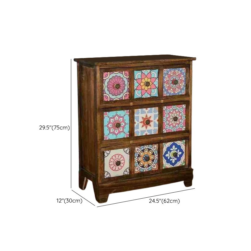 Cassapanca verticale nautica per camera da letto Cassapanca in legno con cassetti