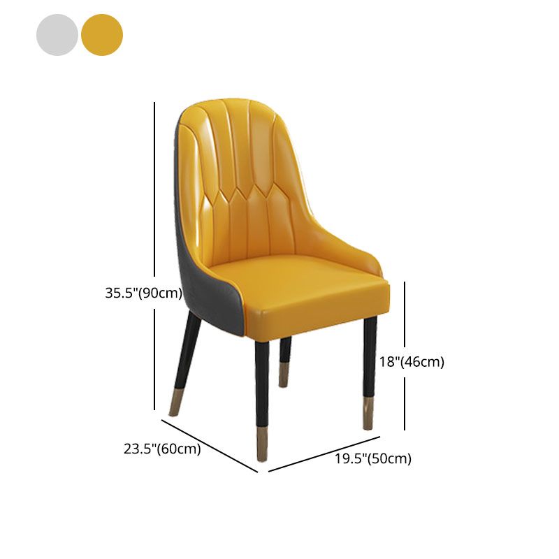 Nordic 1/4/5/7 Pieces Dining Set with Round Table and Leather Chairs Dinette Set Clearhalo 'Dining Room Sets' 'Dining Tables & Seating' 'dining_room_set' 'furn' 'furn_dining_room_set' 'Furniture' 'furniture_dining_room_set' 'Kitchen & Dining Furniture' 'kitchen&dining_furn' 'kitchen' 1200x1200_afce889b-cfdb-4e8d-bc98-adb8b91db4aa