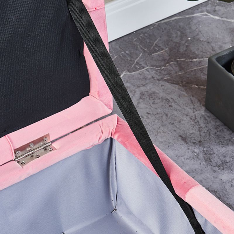 17.7" H Glam Upholstered Bench Tufted Seating Bench with Storage Clearhalo 'Benches' 'Chairs & Seating' 'furn' 'furn_benches' 'Furniture' 'Living Room Furniture' 1200x1200_afd1af8c-966c-4b24-8066-d7e8f58da513