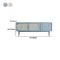 25.6" High Nordic TV Stand Solid Wood TV Cabinet with 2-Drawer & Cabinet Clearhalo 'furn' 'furn_tv_stands_entertainment_centers' 'Furniture' 'Living Room Furniture' 'TV Stands & Entertainment Centers' 'TV Stands & Media Storage Furniture' 'tv_stands_entertainment_centers' 1200x1200_afd2652d-5182-407c-82bb-f0957706bc7f