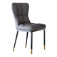 Scandinavian Home Side Chair Solid Back Metal Upholstered Dining Room Chair Clearhalo ' kitchen&dining_furn' 'Dining Chairs' 'Dining Tables & Seating' 'dining_chair' 'furn' 'furn_dining_chair' 'Furniture' 'furniture_dining_chair' 'Kitchen & Dining Furniture' 'kitchen' 1200x1200_afd3abc9-8364-4618-96be-eb318a745eea