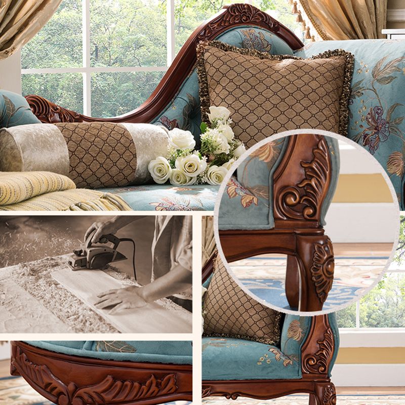 Traditional Cotton Blend Floor Chair with Rolled Arms Oversized Chaise Lounge Clearhalo 'Chairs & Seating' 'Chaise Lounge' 'chaise_lounge' 'furn' 'furn_chaise_lounge' 'Furniture' 'Living Room Furniture' 1200x1200_afd6844a-f745-42a2-91be-6f21cca8648e