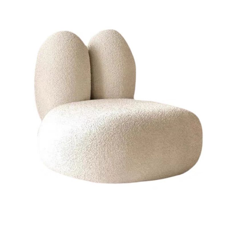 Beige Modern Fabric Sofa 27.95" High Armless Sofa for Living Room Clearhalo 'furn' 'furn_sofas' 'Furniture' 'Living Room Furniture' 'Sofa' 'sofas' 1200x1200_afd7292b-224e-4a19-8ccd-8171d04b2318