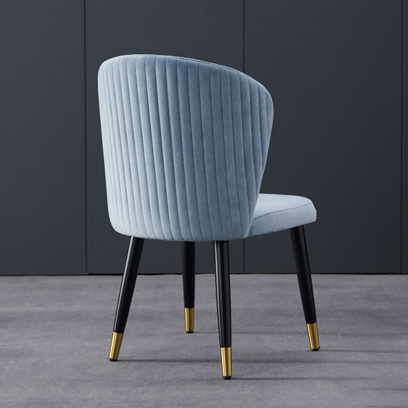 Glam Wood Dining Room Chairs Velvet Dining Armless Chairs for Home Use (Set of 2) Clearhalo ' kitchen&dining_furn' 'Dining Chairs' 'Dining Tables & Seating' 'dining_chair' 'furn' 'furn_dining_chair' 'Furniture' 'furniture_dining_chair' 'Kitchen & Dining Furniture' 'kitchen' 1200x1200_afdca571-fca7-474a-b47f-7209e6145da9