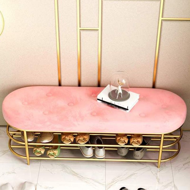 13.65-inch Width Bench Cushioned Modern Seating Bench with Shoe Storage Clearhalo 'Benches' 'Chairs & Seating' 'furn' 'furn_benches' 'Furniture' 'Living Room Furniture' 1200x1200_afdcea56-45b4-4b39-8b2c-7bf02a43f1fa