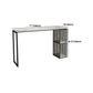 Modern Stone White Counter Set 1/2/3 Pieces Rectangle Storage Table and Stool Set Clearhalo 'Bar Furniture' 'furn' 'furn_home_bar_bar_sets' 'Furniture' 'Home Bars & Bar Sets' 'home_bar_bar_sets' 'Kitchen & Dining Furniture' 1200x1200_afde4e83-65d5-4bdd-a6c8-61d31d0f3249