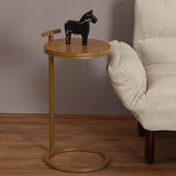 Frame Shaped Base Cocktail Table Multi-color Selection of Wood Material Round Coffee Table Clearhalo 'Coffee & Accent Tables' 'End & Side Tables' 'end_side_tables' 'furn' 'furn_end_side_tables' 'Furniture' 'Living Room Furniture' 1200x1200_afded9d2-4b87-4f9c-8404-62e4f5e7fc48