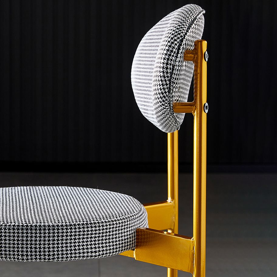 Glam Style Kitchen Dining Chair Metal Dining Armless Side Chairs Clearhalo ' kitchen&dining_furn' 'Dining Chairs' 'Dining Tables & Seating' 'dining_chair' 'furn' 'furn_dining_chair' 'Furniture' 'furniture_dining_chair' 'Kitchen & Dining Furniture' 'kitchen' 1200x1200_afe442f4-b62e-47dd-a7ad-bd243dbfaaeb