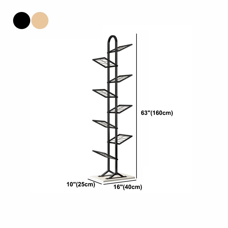 Open Metal Bookcase Modern Rectangular Shelves for Study Room Clearhalo 'Bookcases' 'furn' 'furn_bookcases' 'Furniture' 'furniture_bookcases' 'kitchen' 'kitchen_bookcases' 'Living Room Furniture' 'Office Furniture' 1200x1200_afe462b5-dcd2-4a60-b2d1-b3fca943aa62