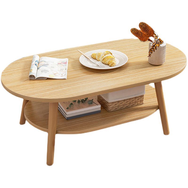 Rectangular Coffee Table with Modern Style Wood in White/wood Color Clearhalo 'Coffee & Accent Tables' 'Coffee Tables' 'coffee_tables' 'furn' 'furn_coffee_tables' 'Furniture' 'furniture_coffee_tables' 'Living Room Furniture' 1200x1200_afe75b1a-6f72-4414-b6a9-999f4d6696fd