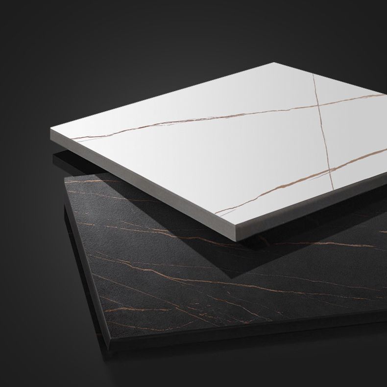 Tavolo da divano console in pietra moderna tavolo da rettangolo con scaffale per la sala