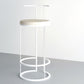 Contemporary Upholstered Counter Stool Bar-height Bar Stool with Metal Base Clearhalo 'Bar Furniture' 'Bar Stools' 'bar_stools' 'furn' 'furn_bar_stools' 'Furniture' 'Kitchen & Dining Furniture' 1200x1200_afe8437e-9184-4c3b-a4ce-ee7a7e36bdbf