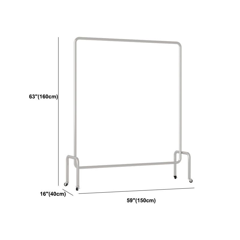 Albero della sala in acciaio della sala mentale moderna con appendiabiti di ricino