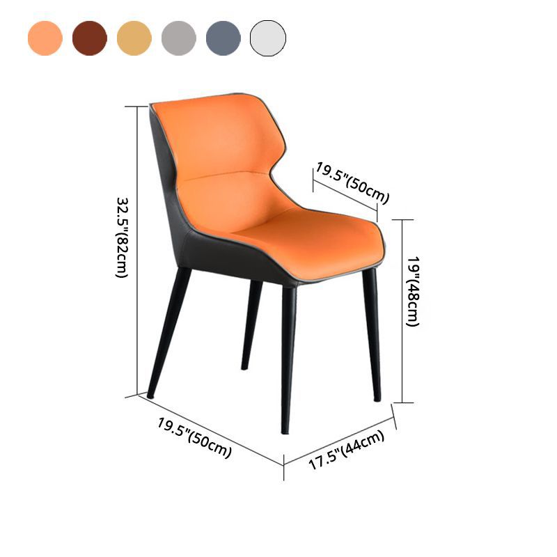 Home Upholstered Armless Dining Chairs Side Chairs with Metal Legs (Set of 2) Clearhalo ' kitchen&dining_furn' 'Dining Chairs' 'Dining Tables & Seating' 'dining_chair' 'furn' 'furn_dining_chair' 'Furniture' 'furniture_dining_chair' 'Kitchen & Dining Furniture' 'kitchen' 1200x1200_afeaa406-b762-4ad6-a8c1-e578dac2cbfd