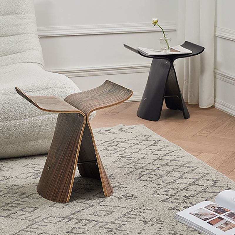 15.7 "Table de caballete de altura Mesa lateral de madera maciza escandinava