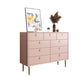 15,6 pouces de largeur glam commode rangement en pierre de rangement avec 9 tiroirs
