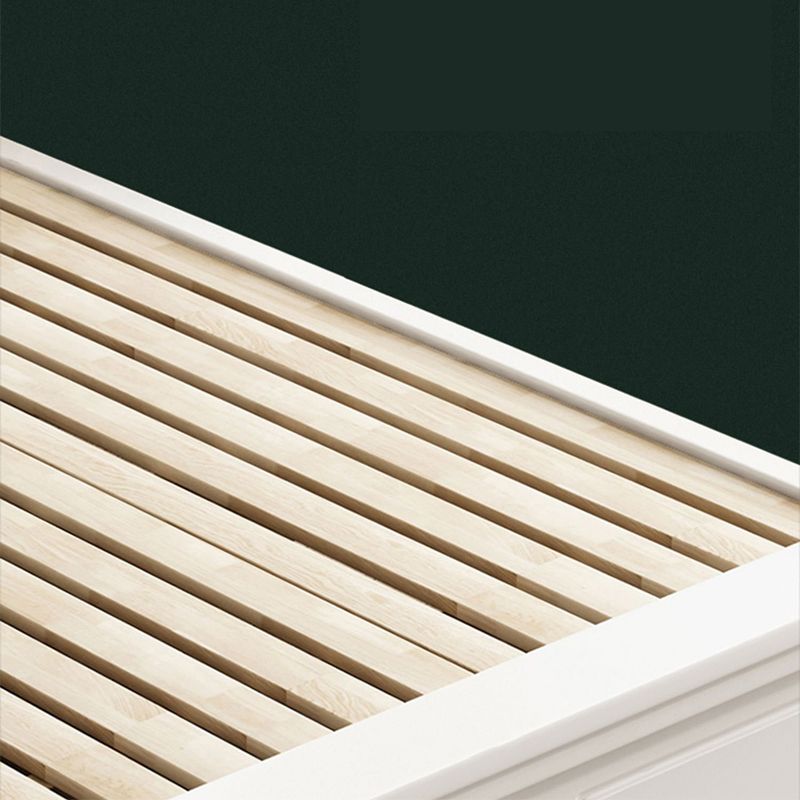 84,65 inch breed traditioneel paneelbed massief houten bedframe met hoofdeinde