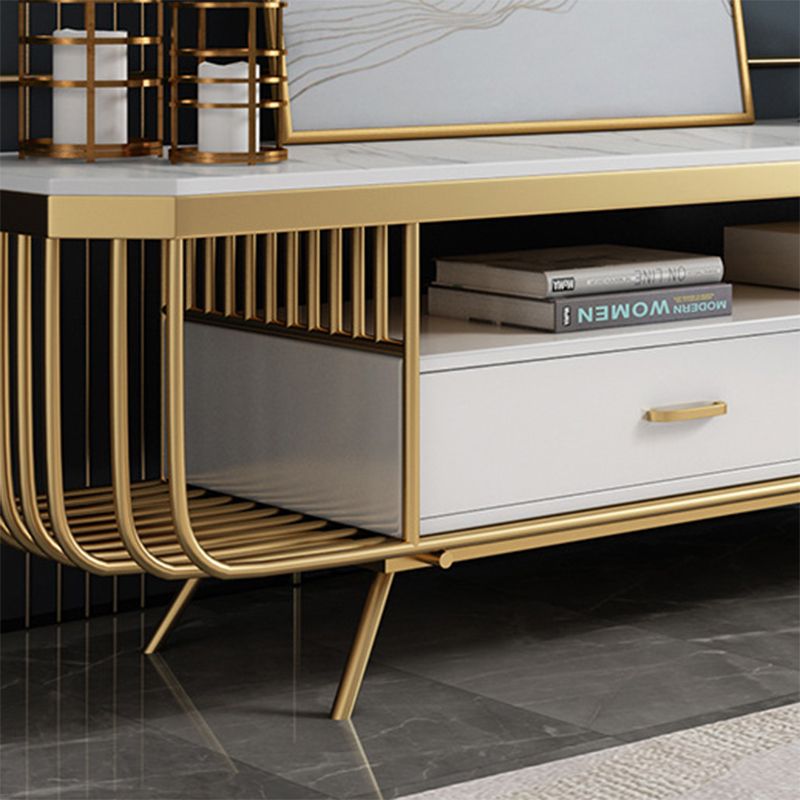 Contemporary TV Media Stand Open Storage TV Console with 2 Drawers Clearhalo 'furn' 'furn_tv_stands_entertainment_centers' 'Furniture' 'Living Room Furniture' 'TV Stands & Entertainment Centers' 'TV Stands & Media Storage Furniture' 'tv_stands_entertainment_centers' 1200x1200_afee9e8a-aa93-4438-a8f4-ea9dda6c36f3