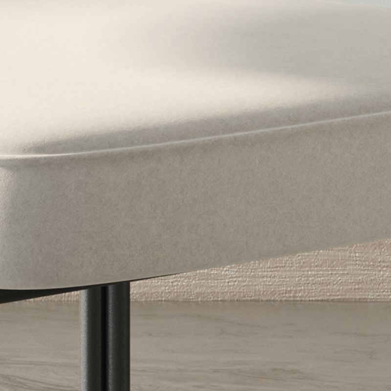 Silla lateral de estilo industrial Silla de comedor de metal de espalda para el hogar