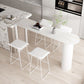 Stone Bar Dining Table Modern Bar Table with Double Pedestal Base for Dining Room Kitchen Clearhalo 'Bar Furniture' 'Bar Tables' 'bar_tables' 'furn' 'furn_bar_tables' 'Furniture' 'furniture_bar_tables' 'Kitchen & Dining Furniture' 1200x1200_aff26712-ba11-46f3-b98c-b3c79ae569ac