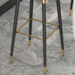 Glam Black Iron Barstool Simple Backless Indoor Tall Stool with Leather Seat Clearhalo 'Bar Furniture' 'Bar Stools' 'bar_stools' 'furn' 'furn_bar_stools' 'Furniture' 'furniture_bar_stools' 'Kitchen & Dining Furniture' 1200x1200_aff5ca07-a1e4-4798-b130-e93a311b07b1