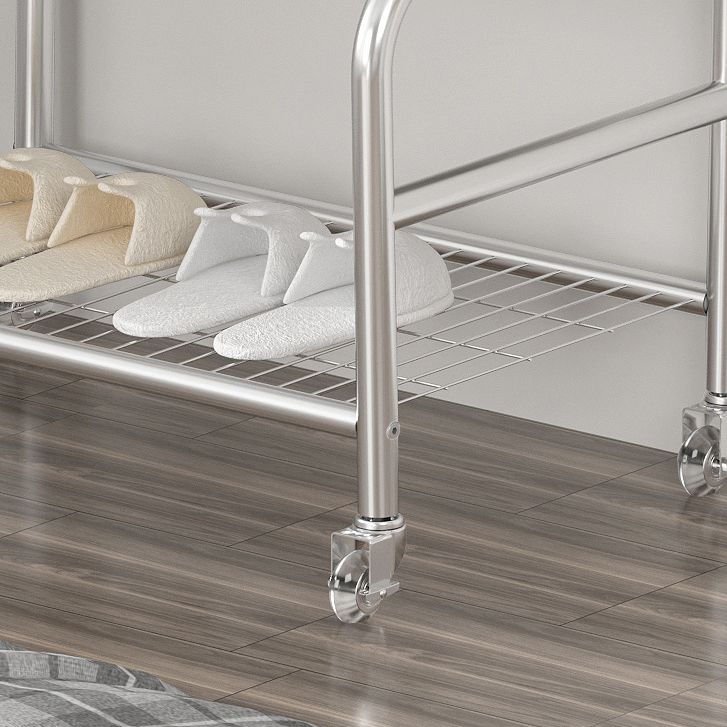 Glam metallico gancio cappotto mobile a piedi per camera da letto